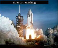 Atlantis launching