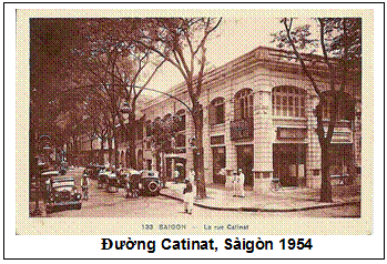 Text Box:  
                       Đường Catinat, Sàigòn 1954